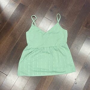 Babydoll style peplum y2k top